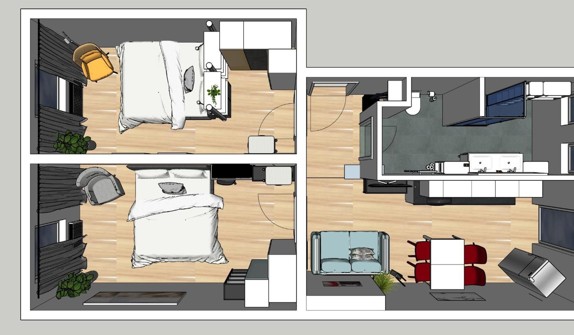 Brunhilde - Messe - 59 M² Appartement Graz